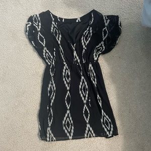 Black and white dress